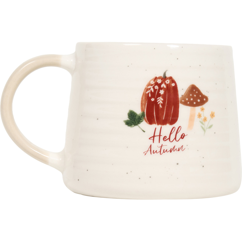 Autumn Print Ribbed Mug Image 3