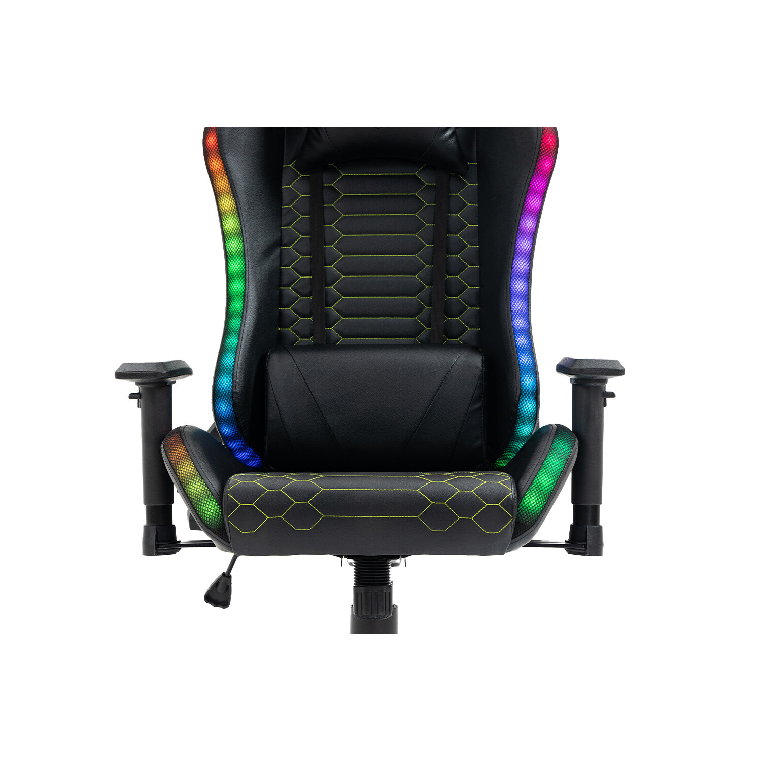 Triton LED Gaming Chair - Black Image 8