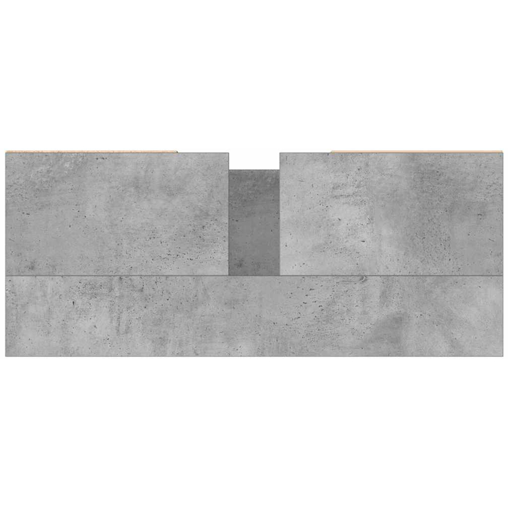 vidaXL Single Door 4 Shelf Grey Bathroom Cabinet Image 9
