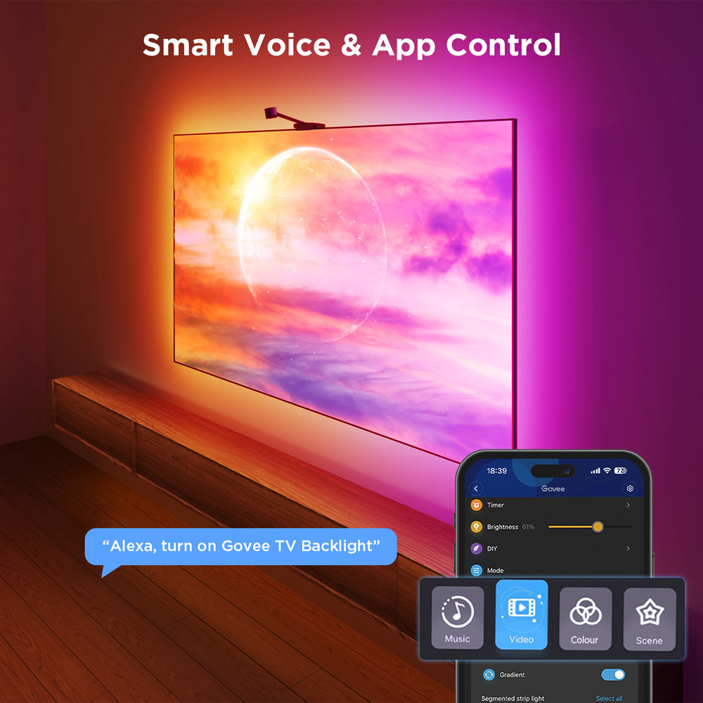 Govee Envisual 3S Netflix Version RGBW Smart TV LED Backlight 75-85 inch Image 6