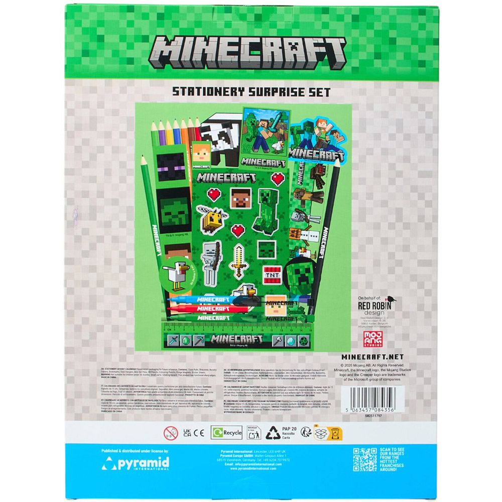 Minecraft Stationery Advent Calendar Image 4