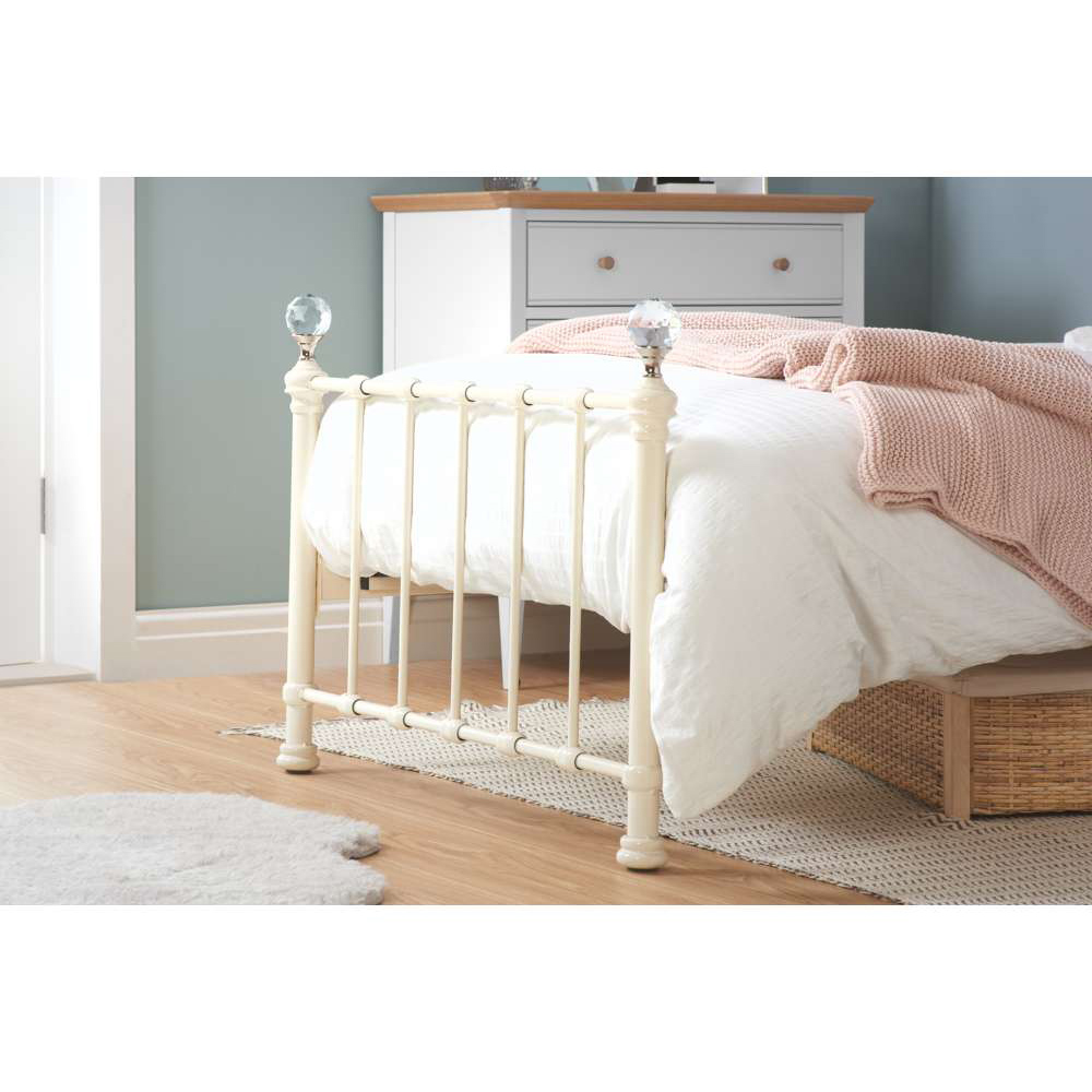 Jessica Single Cream Bed Image 4