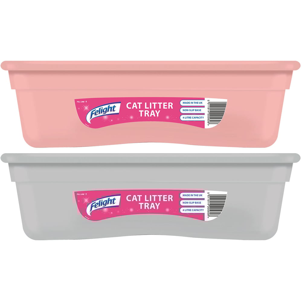Single Felight Cat Litter Tray in Assorted styles Image 1