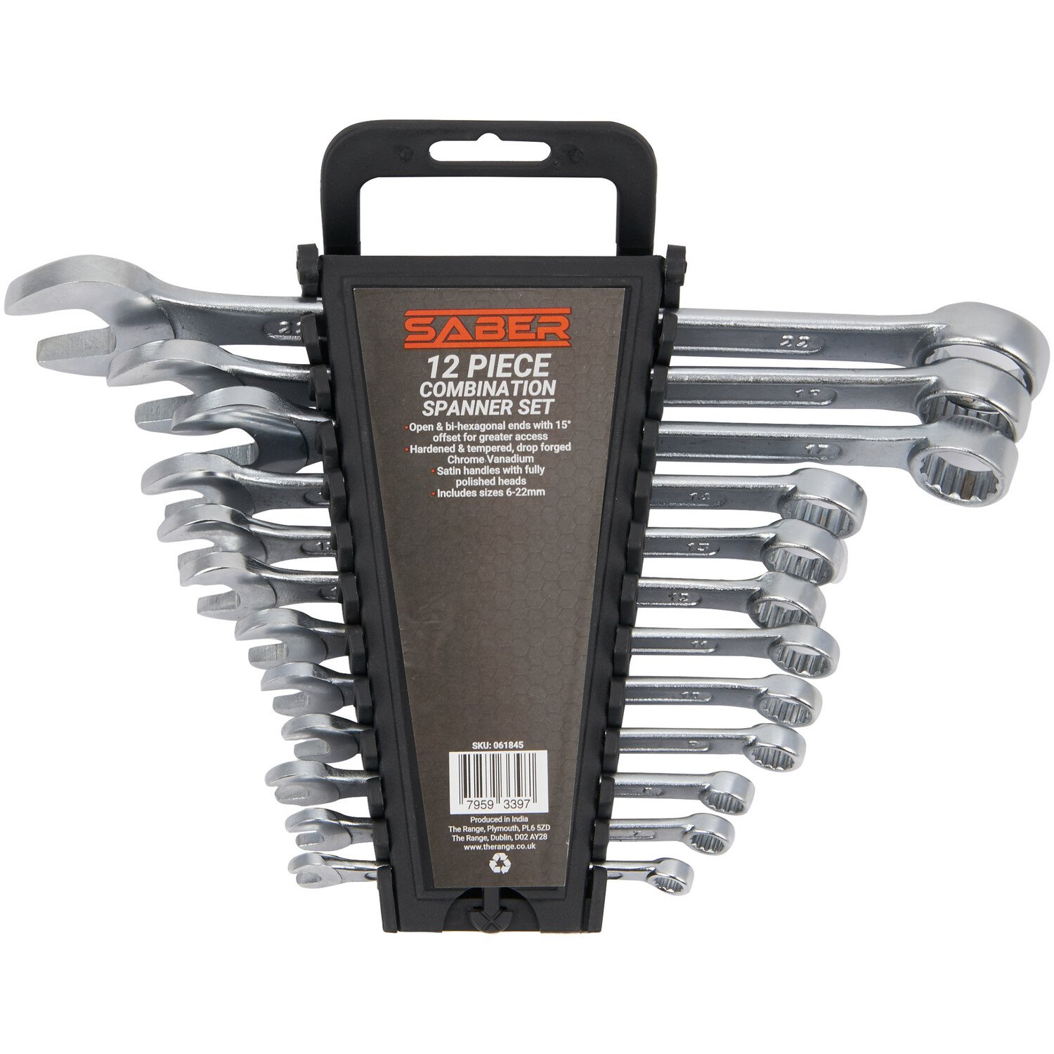 Saber 12 Piece Combination Spanner Set Image 1