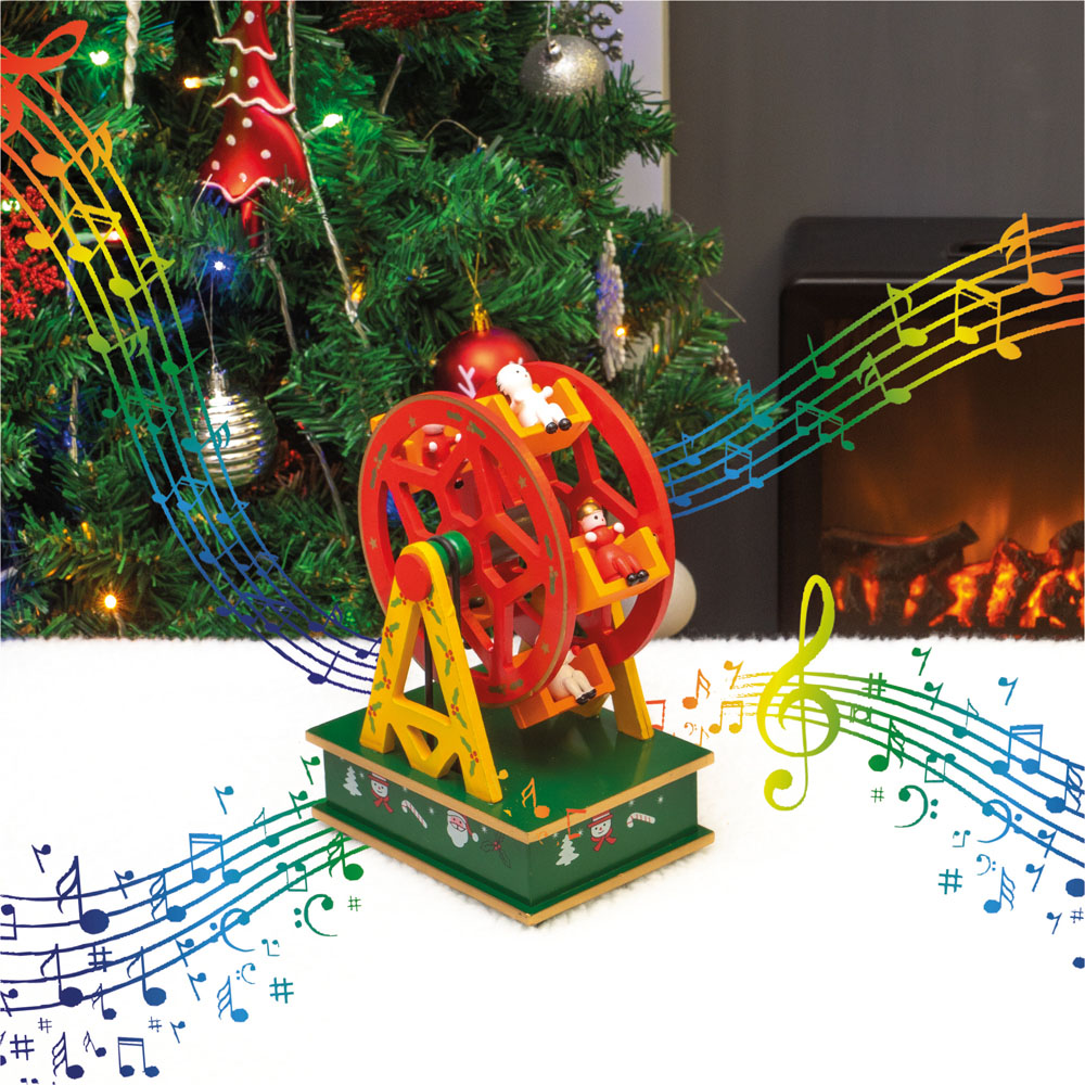 St Helens Wooden Ferris Wheel Music Box Image 7