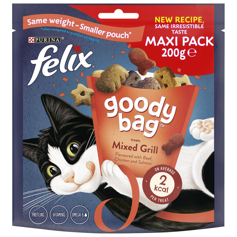 Felix Goody Bag Cat Treats Mixed Grill Maxi Pack 200g Image 2