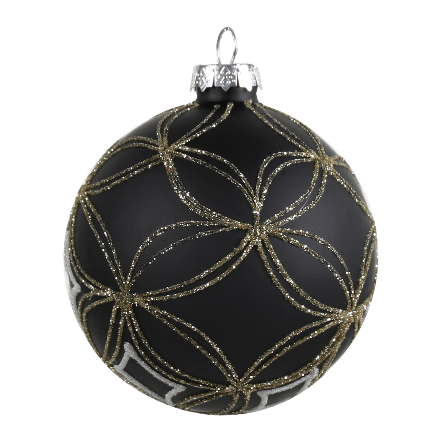 Single Chic Noir Black Beaded Design Bauble in Assorted Style Image 1