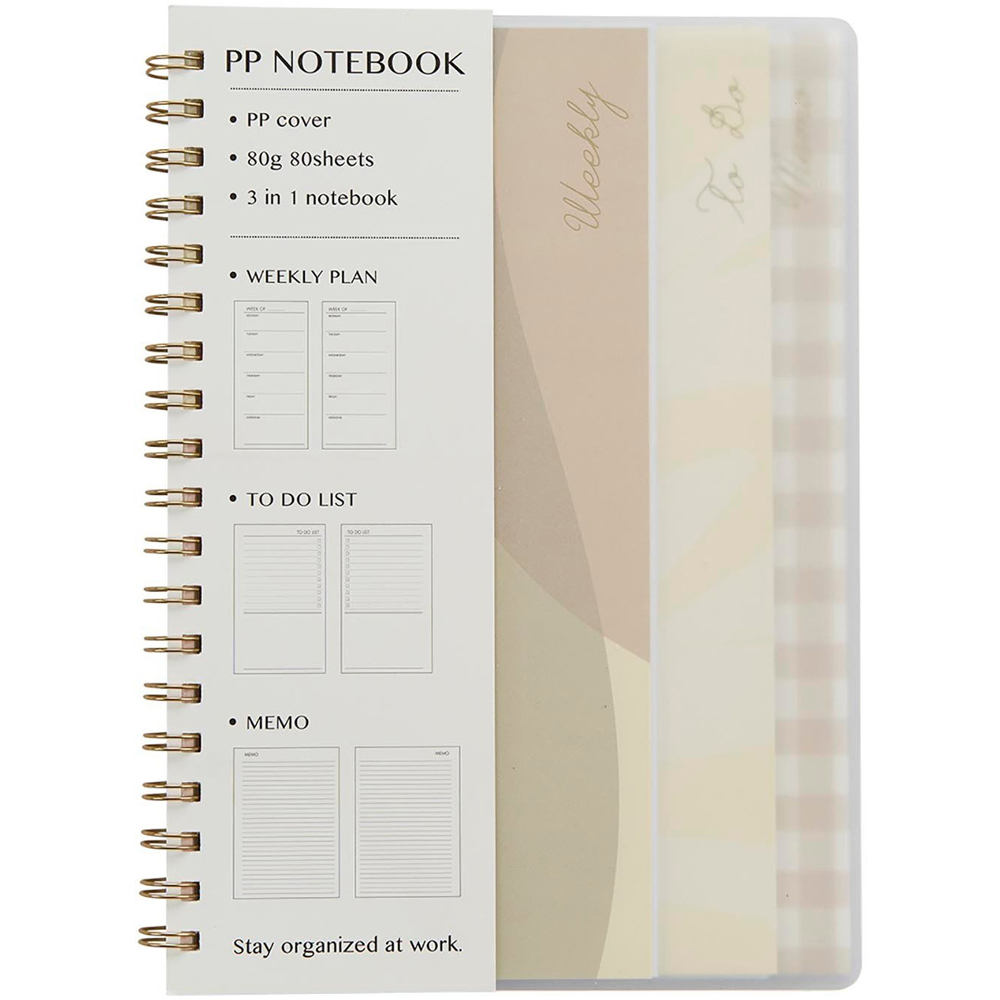 Soft Neutrals 3 in 1 Organiser - Neutral Image