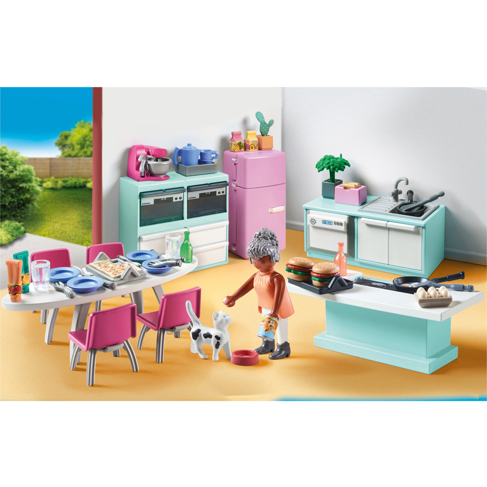 Playmobil Kitchen with Dining Table Playset Image 5