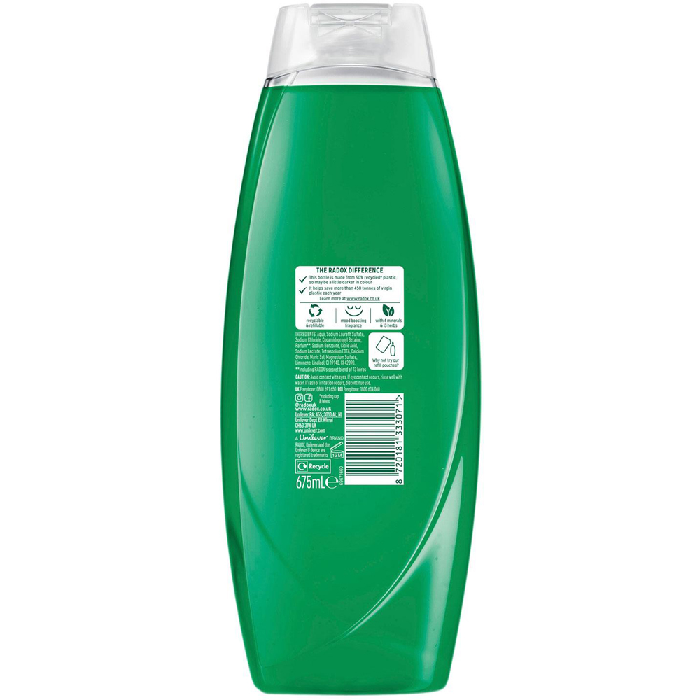 Radox Feel Refreshed Eucalyptus and Citrus Scent Shower Gel 675ml 6 Pack Image 4
