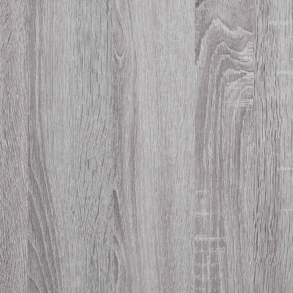 vidaXL 3 Shelf Grey Sonoma Record Cabinet Image 7