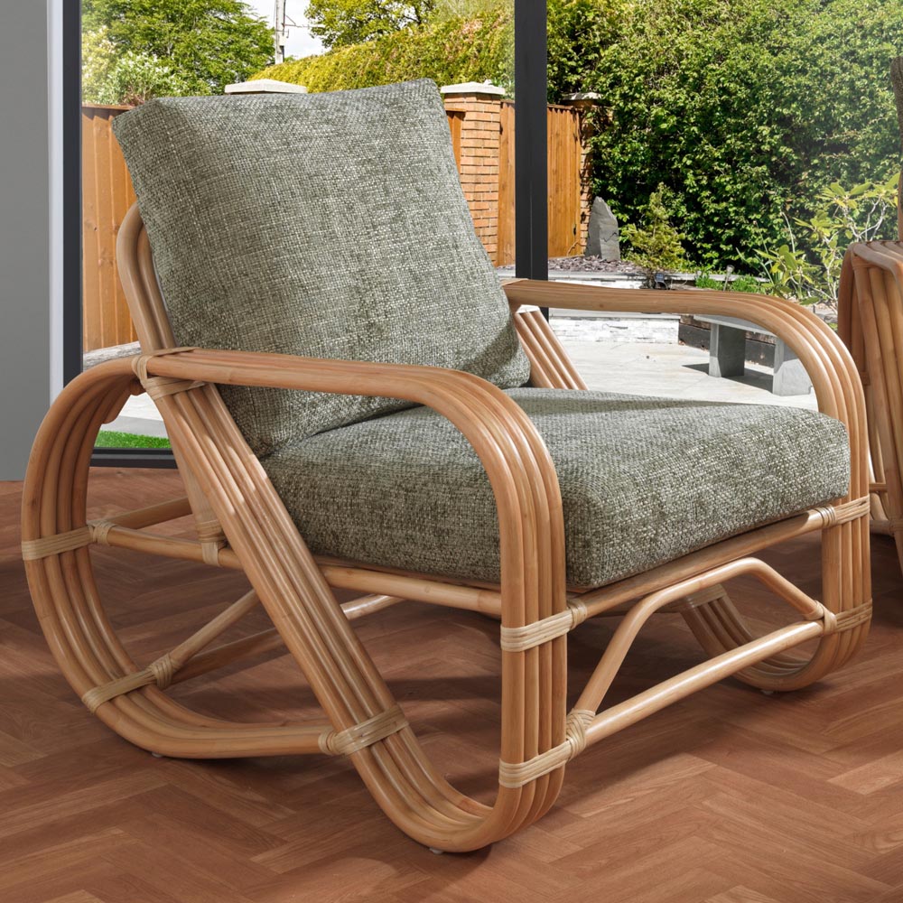 Desser Furniture Pretzel 4 Seater Natural Jubilee Sage Sofa Set Image 7