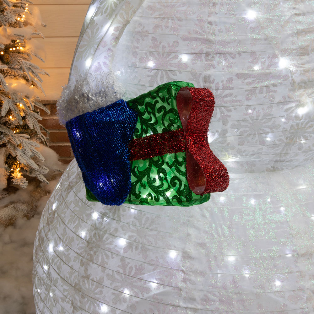 The Christmas Centre 200 LED Light-Up Pop-Up Snowman 6ft Image 3