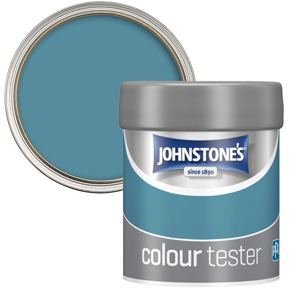 Johnstone's Teal Topaz Matt Emulsion Tester Pot 75ml Image 1