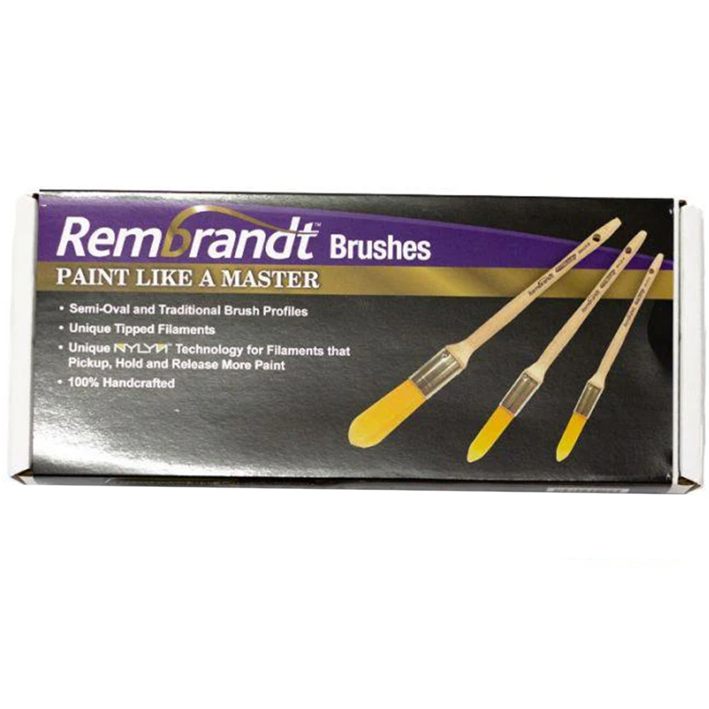 ArroWorthy Rembrandt 3 Pack Round Cut Sash Paint Brush Image 2