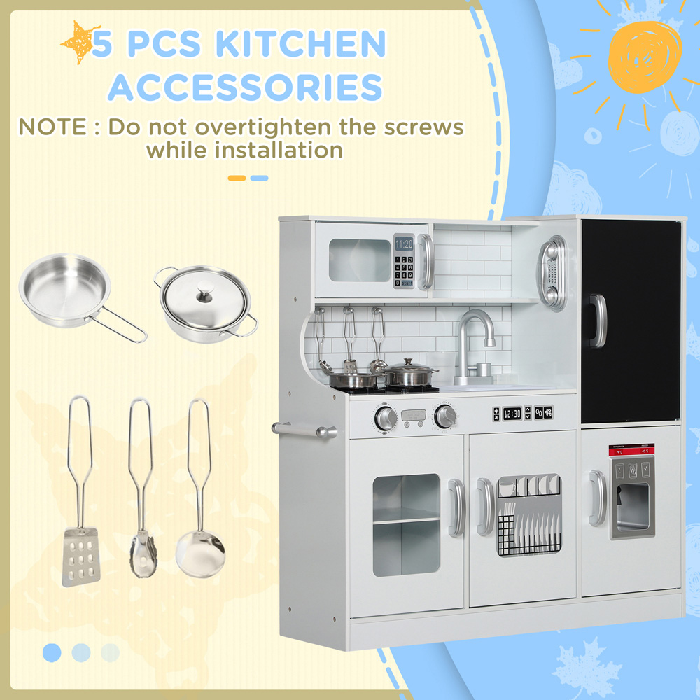 Tommy Toys 5 Piece White Play Kitchen Set Image 7