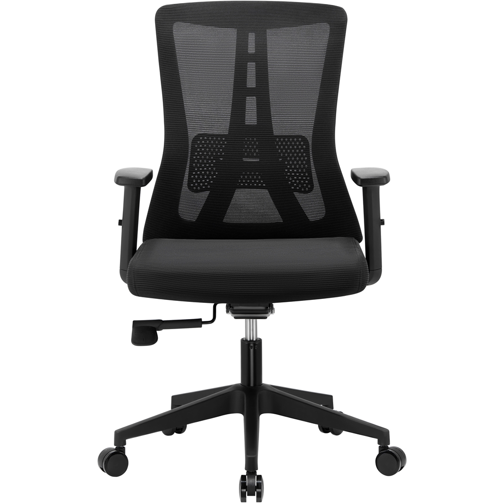 TTAP Oxford Black Mesh Swivel Office Chair Image 4