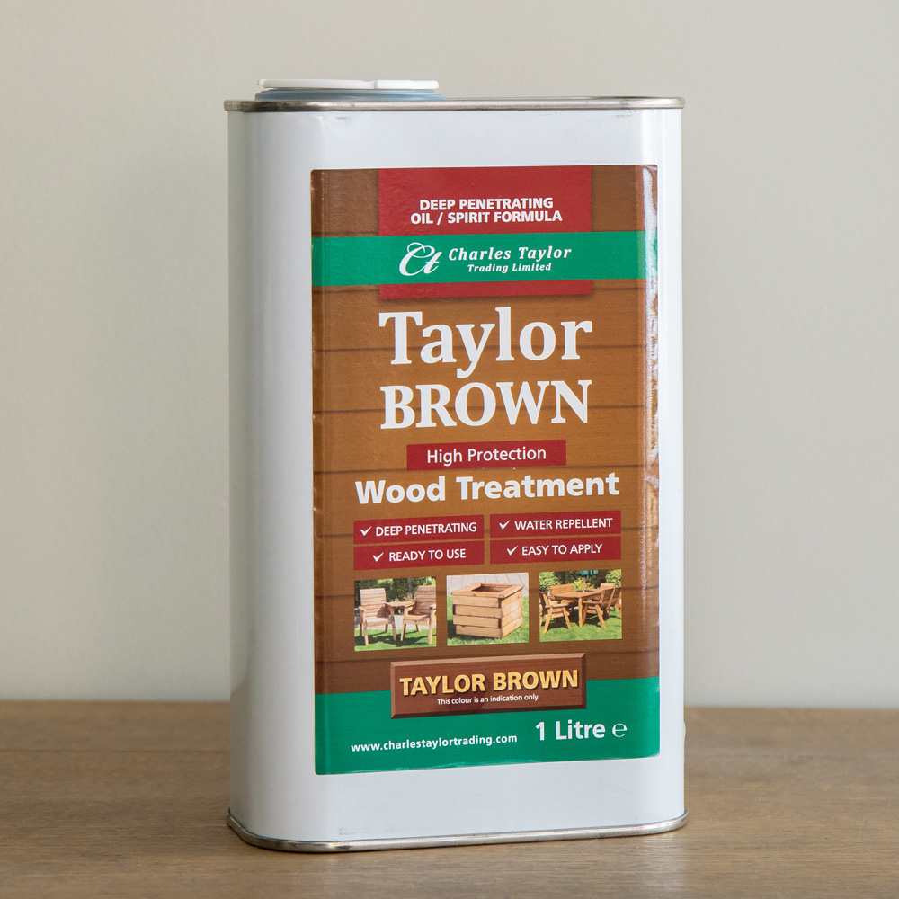 Charles Taylor Brown Hand Made Wood Preservative 1L Image 2