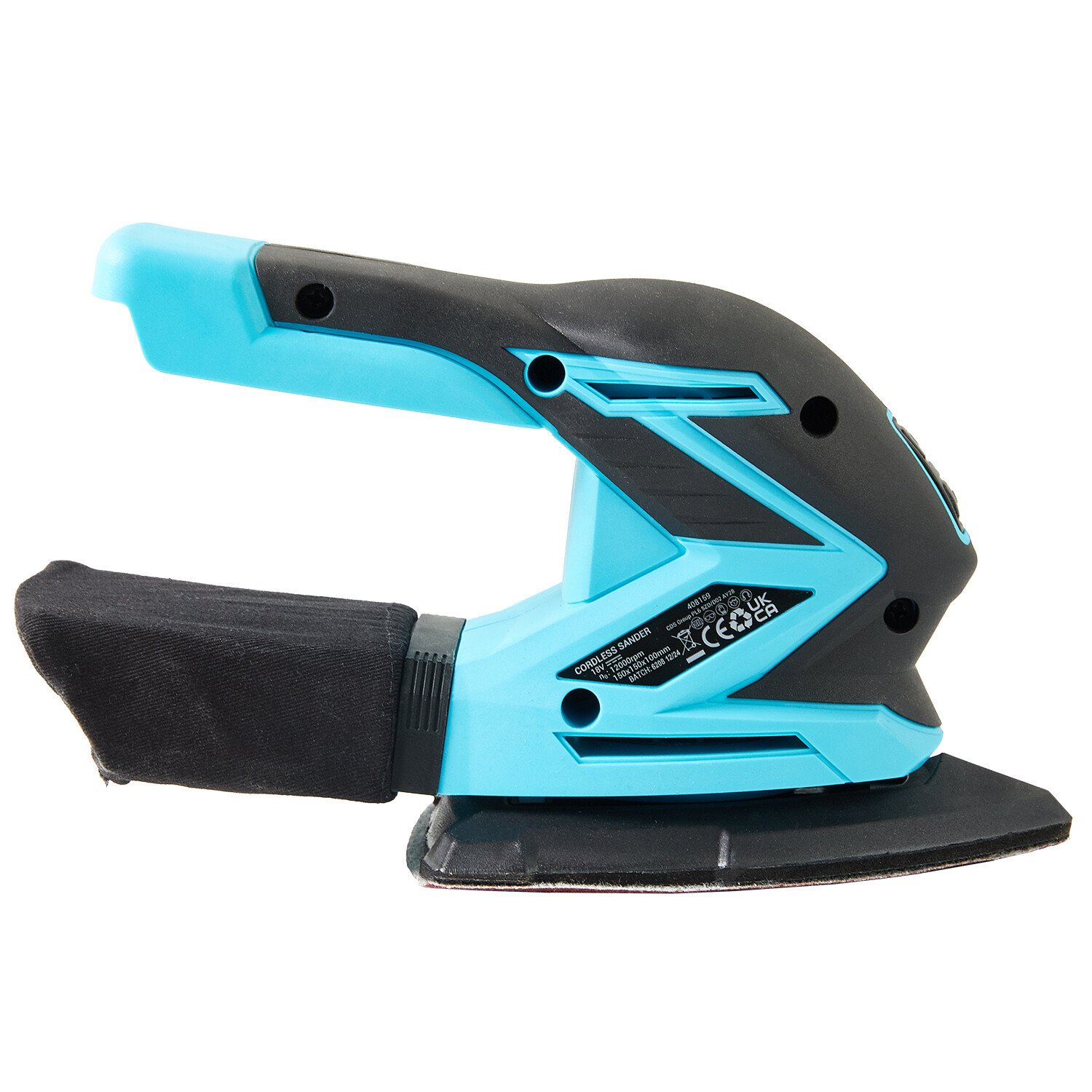 Saber 18V One Battery Cordless Palm Sander Bare Unit Image 6