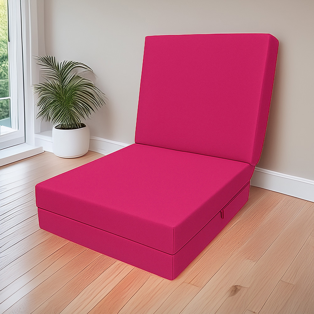 House Of Home Fuchsia Memory Foam Foldable Z Bed Image 1