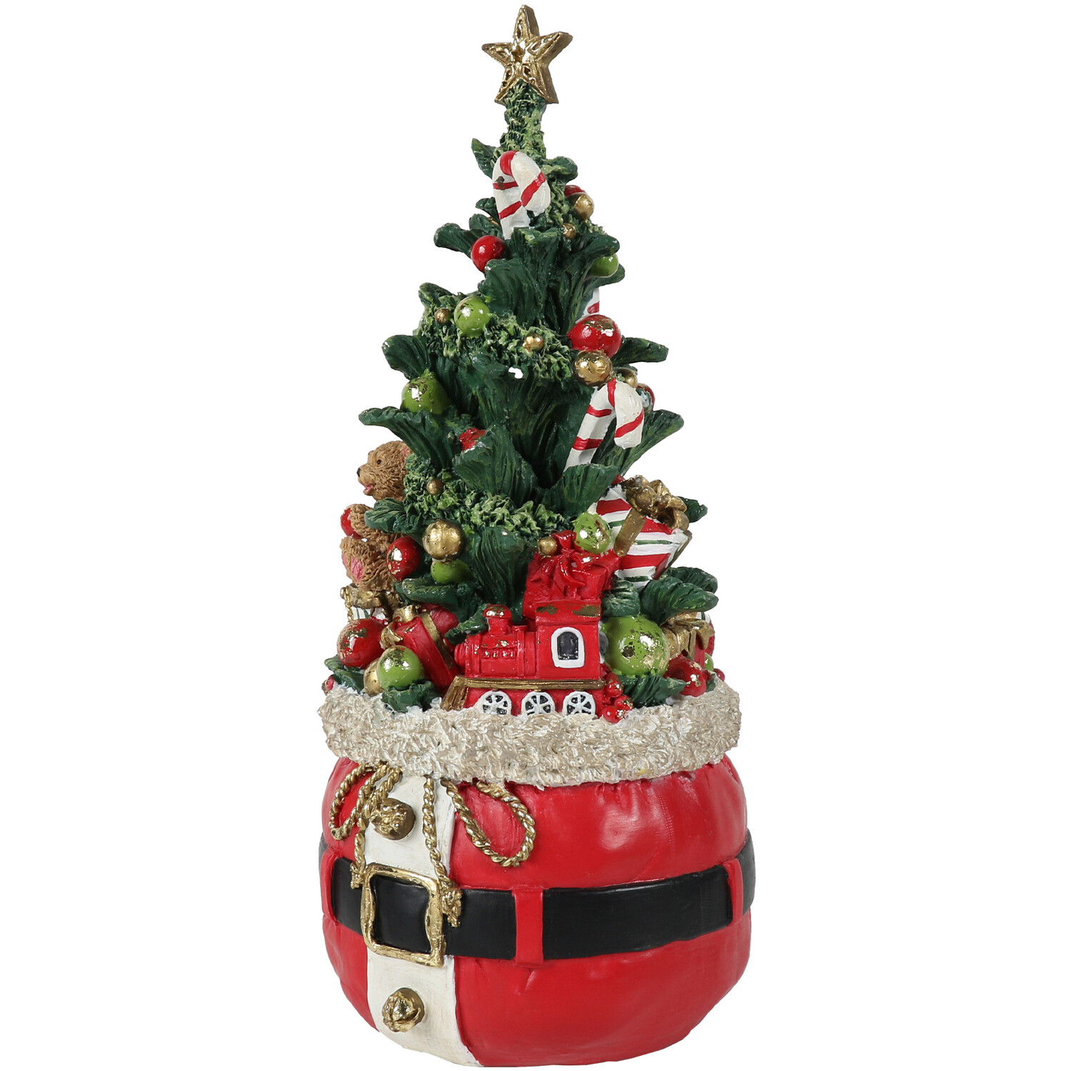 Christmas Tree Present Sack Ornament - Red Image 2