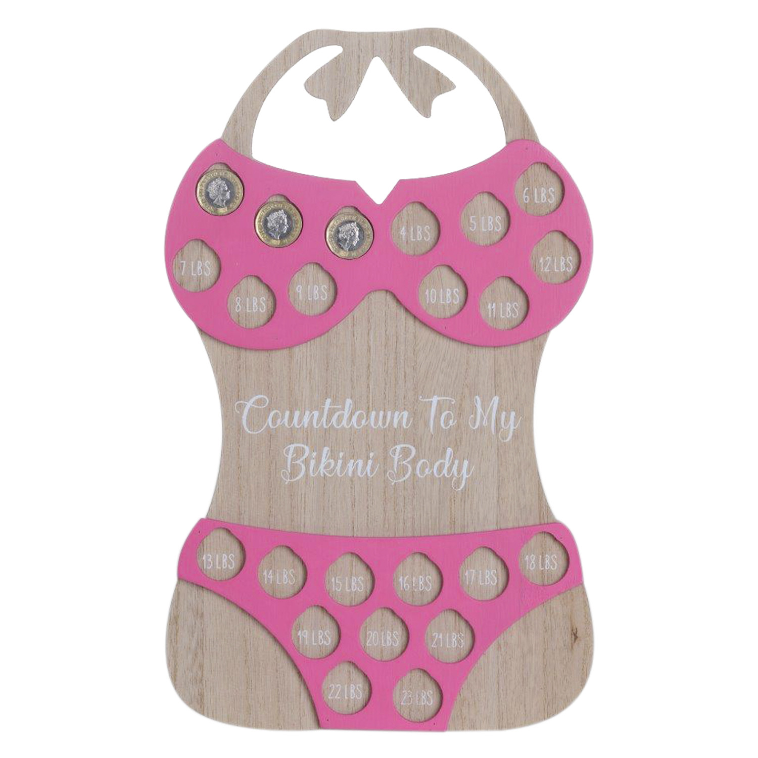 Bikini Body Pound Countdown Plaque Image