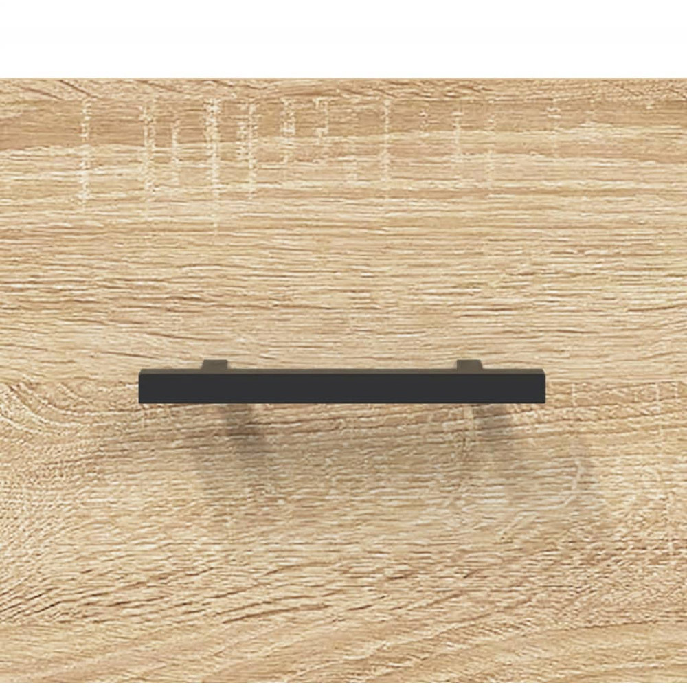 vidaXL 2 Door 2 Drawer Sonoma Oak Sideboard Image 9