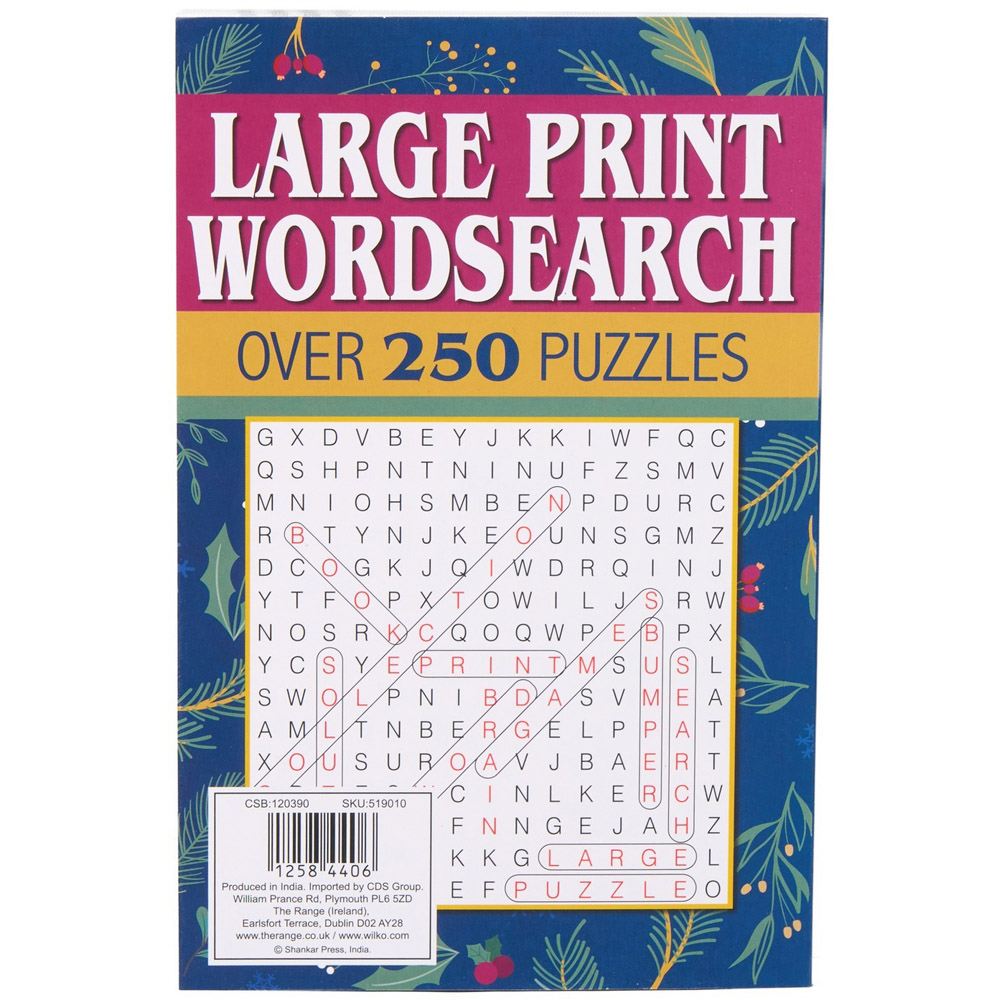 Large Print Christmas Puzzles Pack Image 9