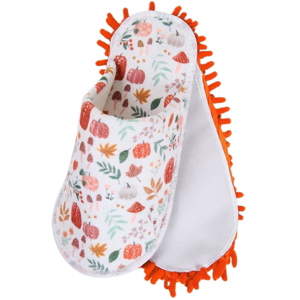 Autumn Chenille Cleaning Slippers Image 4