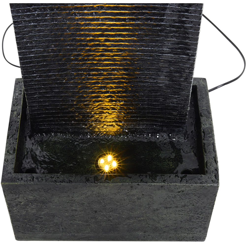 Living and Home LED Stone Standing Outdoor Water Feature Fountain Image 4