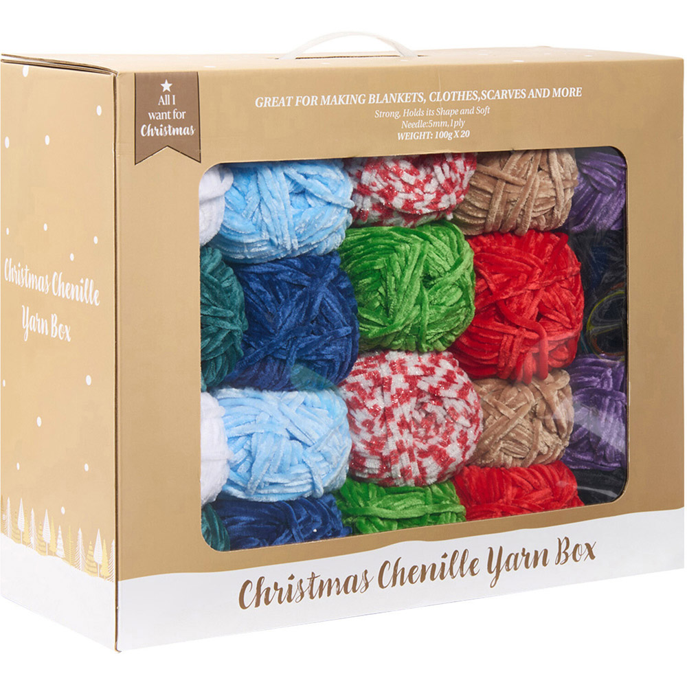 Christmas Chenille Yarn Box Image 3