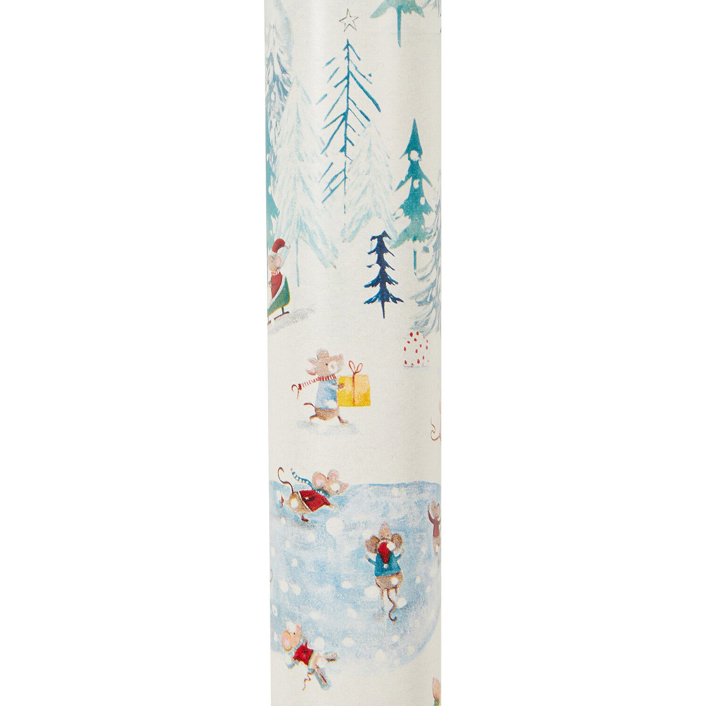 Festive Scene Gift Wrap 4m Image 8
