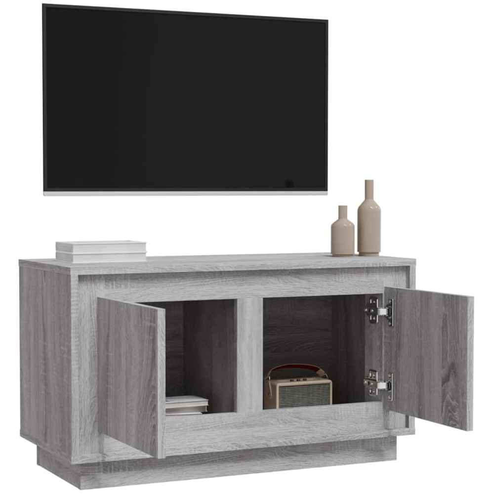 vidaXL 2 Door Concrete Grey TV Cabinet Image 5