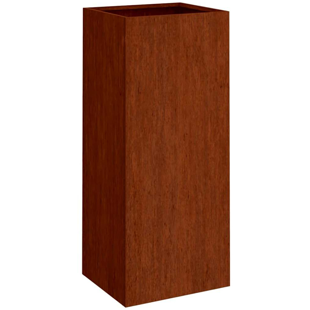 vidaXL Brown Corten Steel Garden Planter 75 x 32 x 29cm Image 1