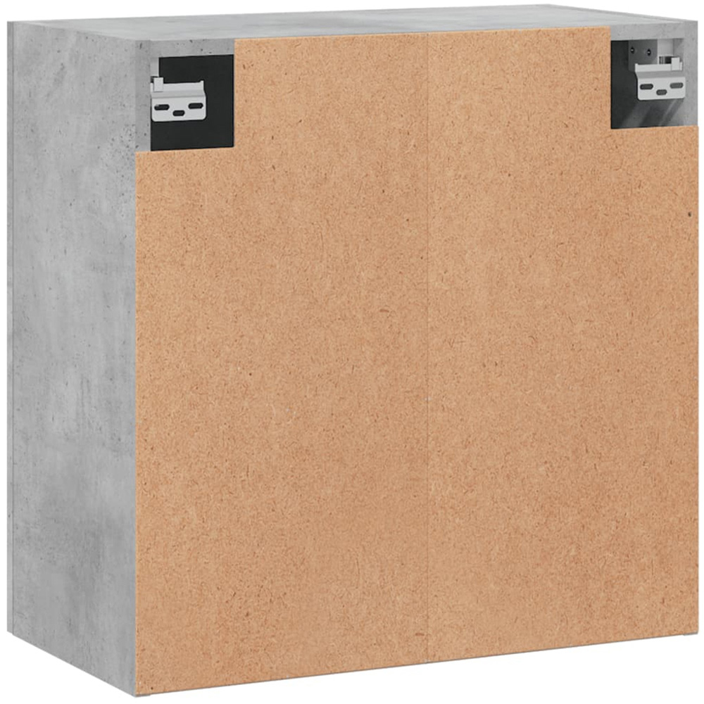 vidaXL 2 Door Concrete Grey Wall Cabinet Image 8