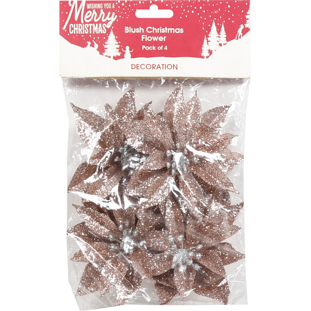 Blush Christmas Flowers Image 1