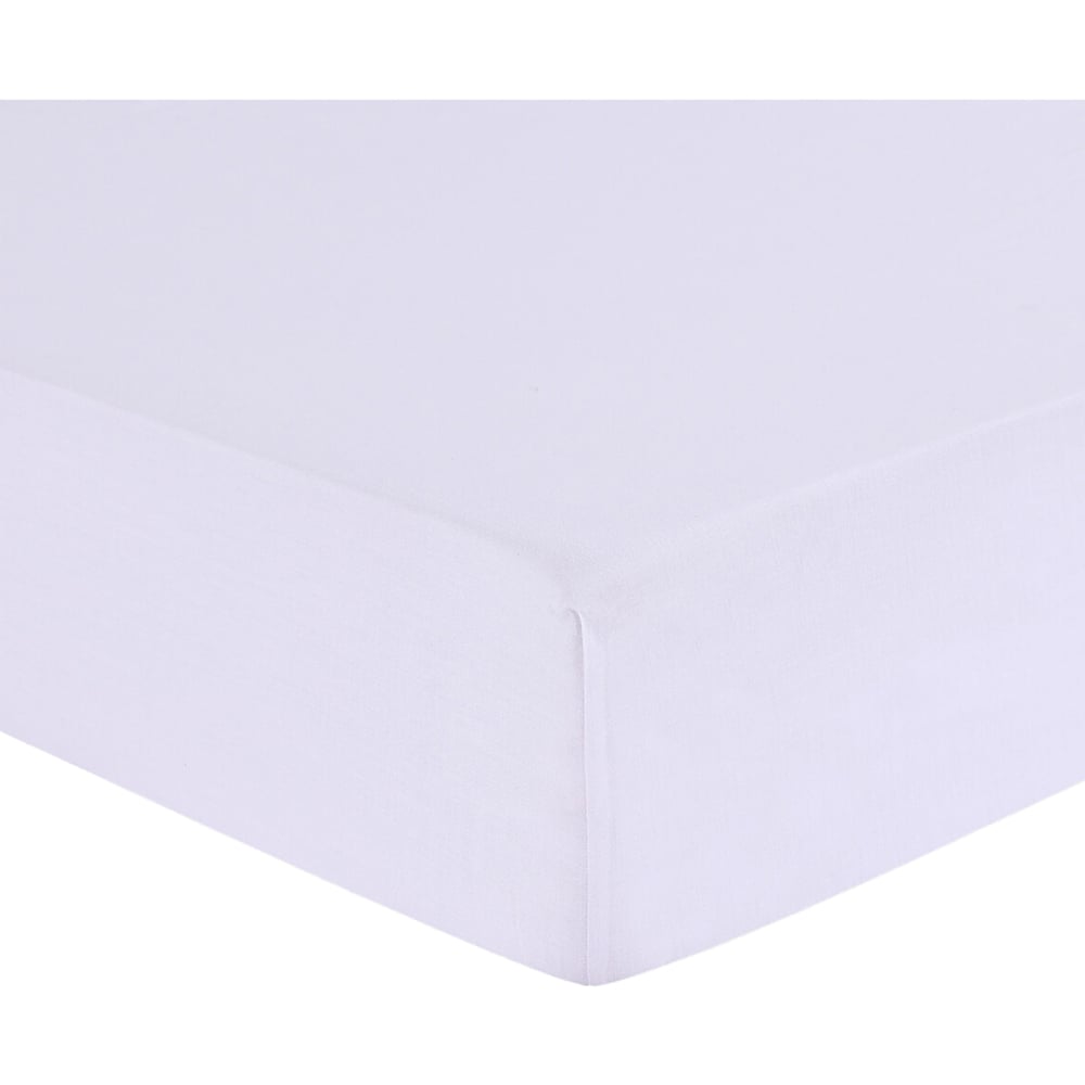 Divante King Size White Deep Fitted Bed Sheet Image