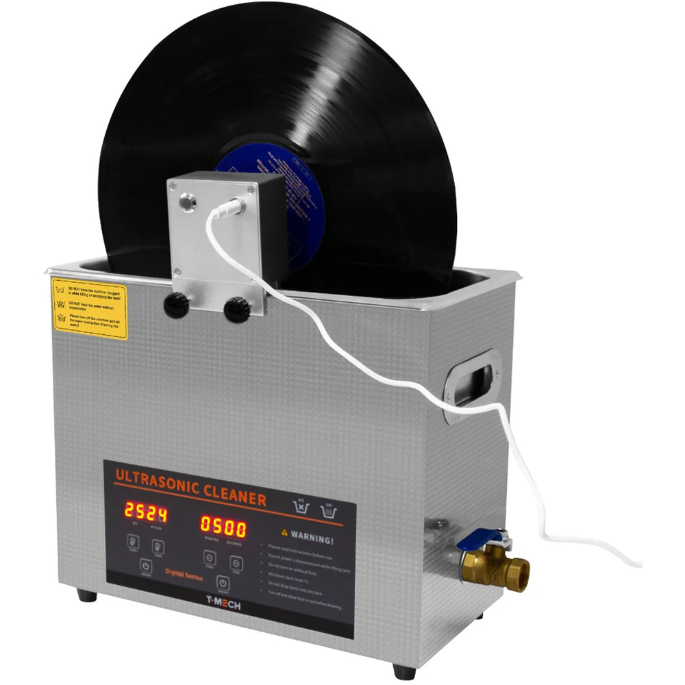 T-Mech Ultrasonic Cleaner and Vinyl Adaptor 6L Image 1