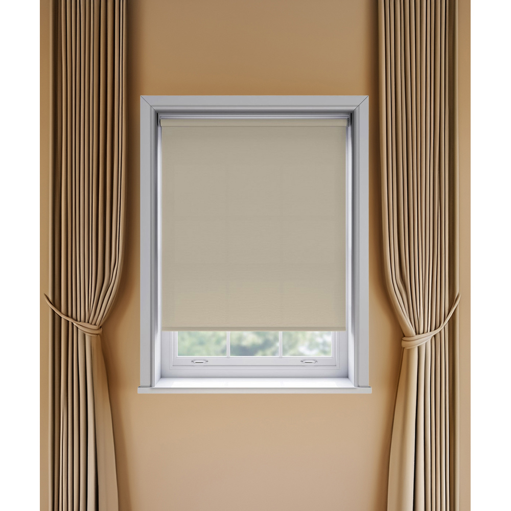 New Edge Blinds Thermal Blackout Roller Blind Taupe 60cm Image 3