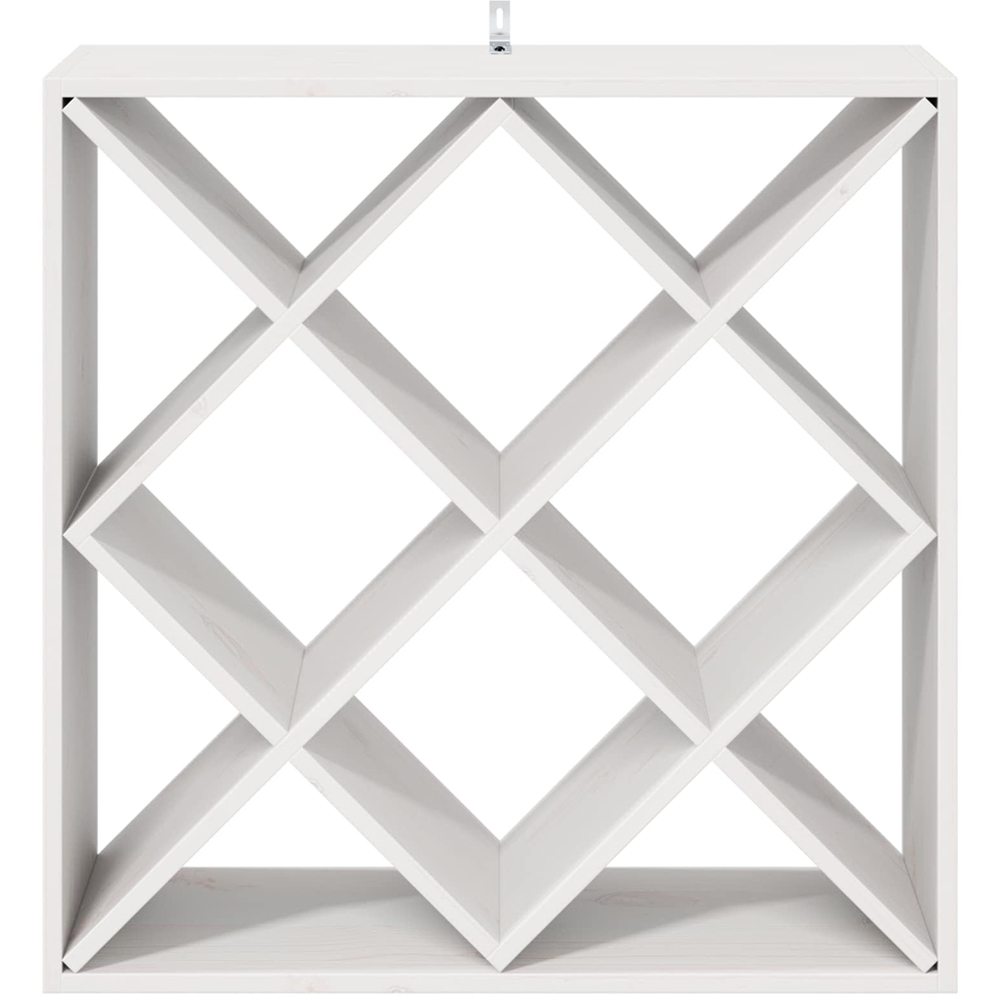 vidaXL 12 Shelf White Freestanding Wine Rack Set of 2 Image 3