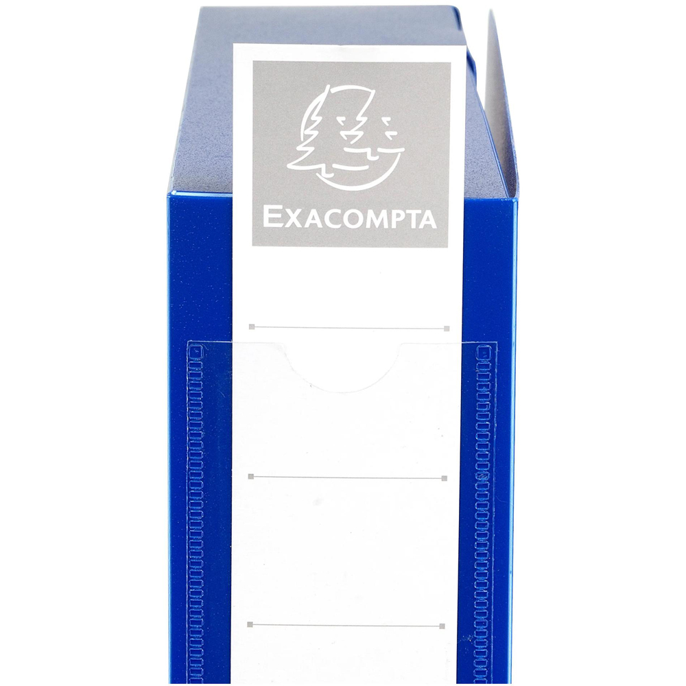 Exacompta A4 Blue Filing Box 80mm 10 Pack Image 5