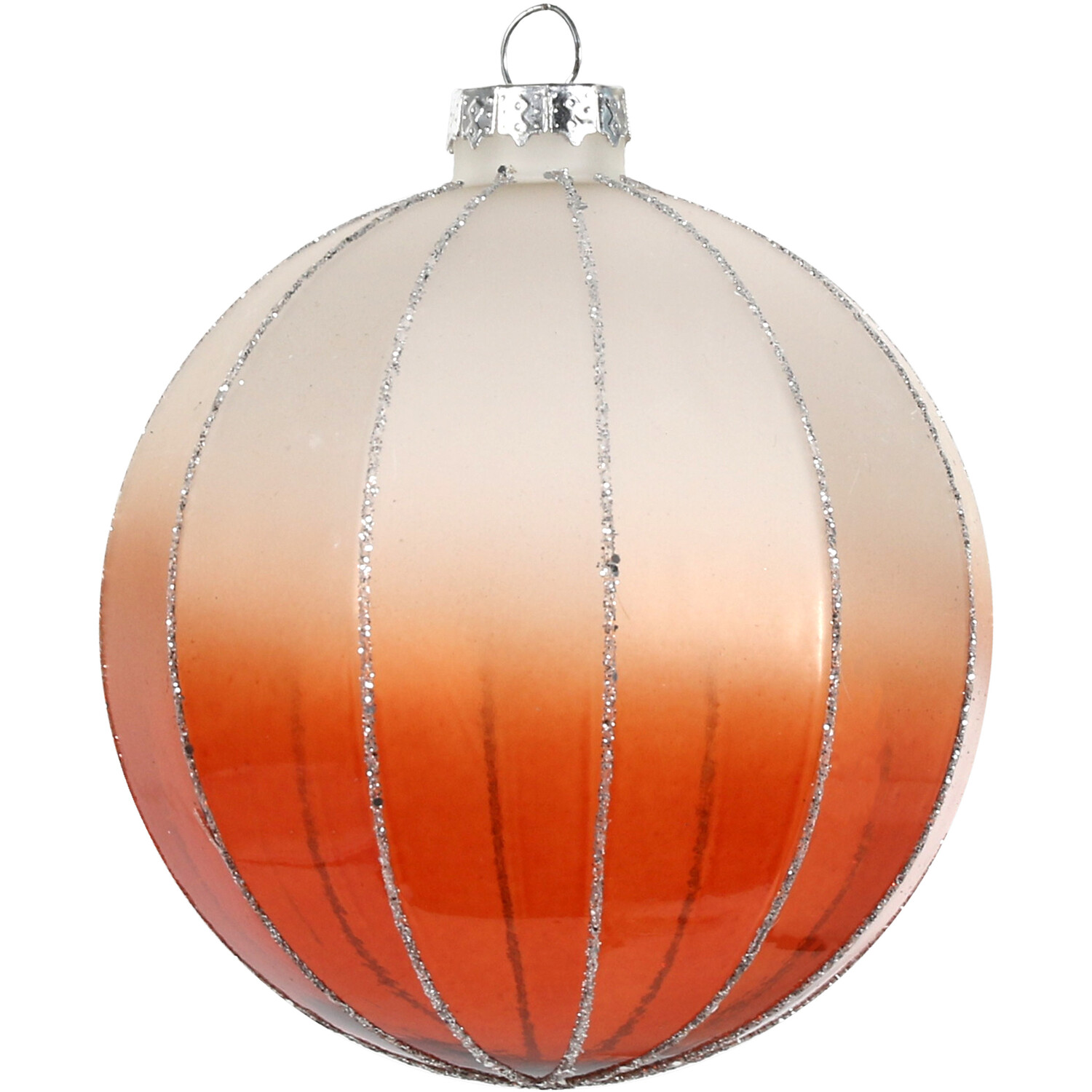 Decadent Bronze Amber Christmas Bauble Single Ornament Image 2