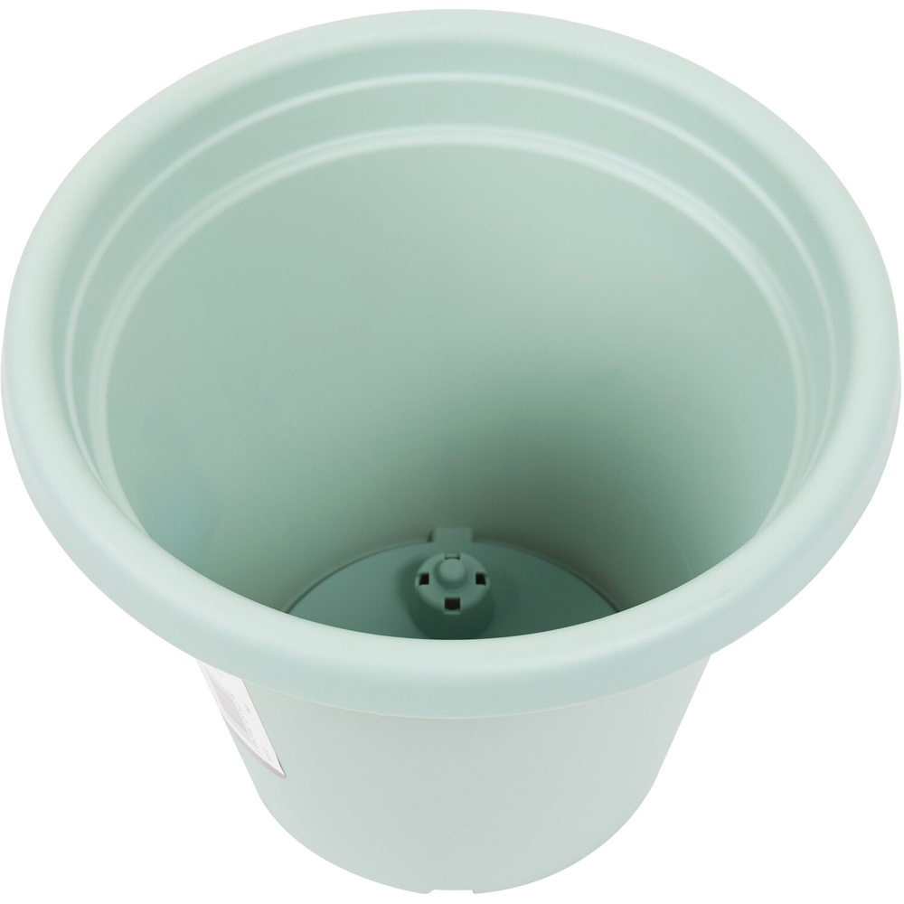 Clever Pots Round Plant Pot with Reservoir Sage 20cm Image 4