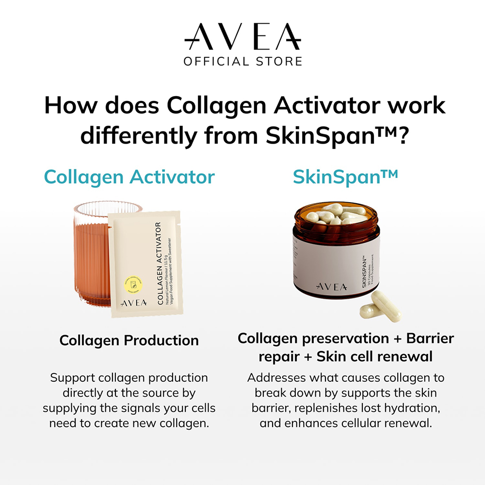 AVEA Lemon Collagen Powder Sachets 30 Pack Image 5