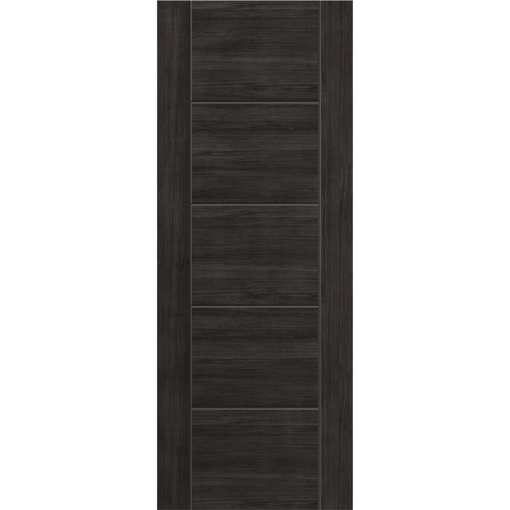 JB Kind Tigris Dark Grey Laminated Finished Internal Door 1981 x 838mm Image 1