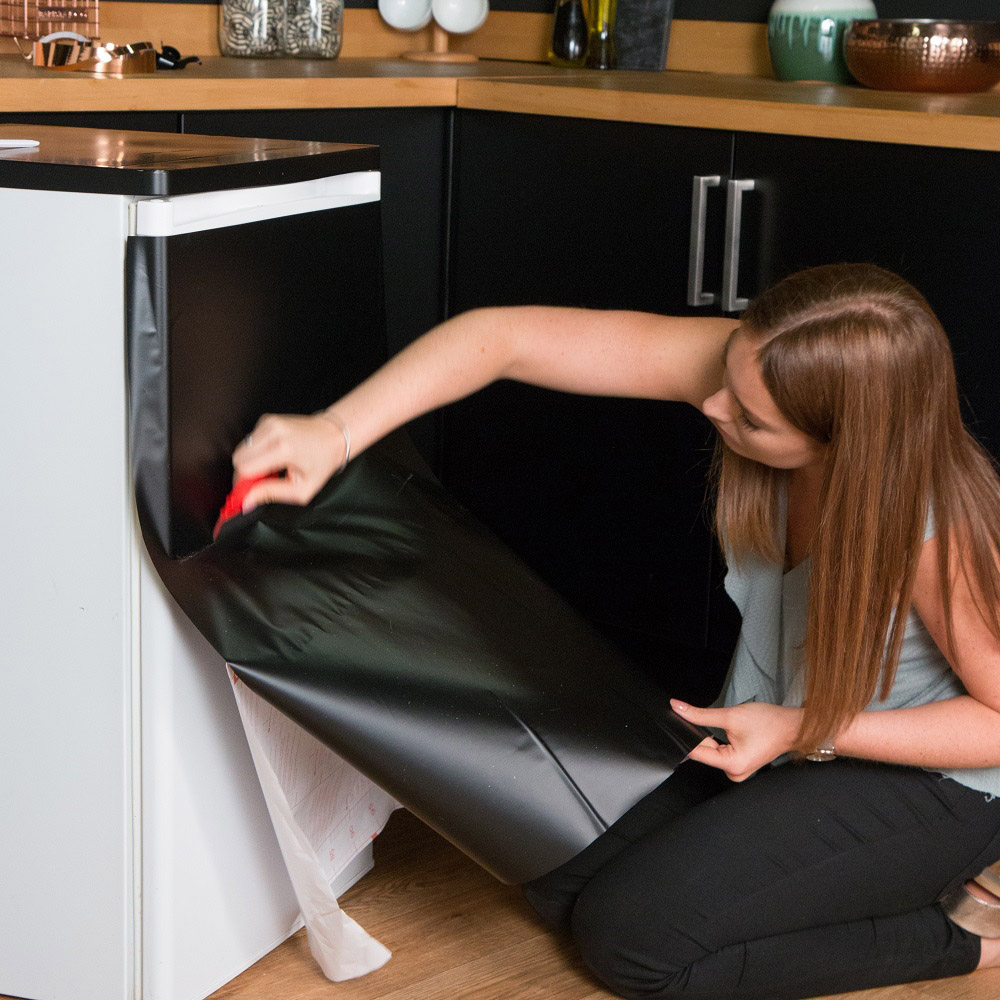 d-c-fix Matt Black Sticky Back Plastic Vinyl Wrap Film 67.5cm x 5m Image 4