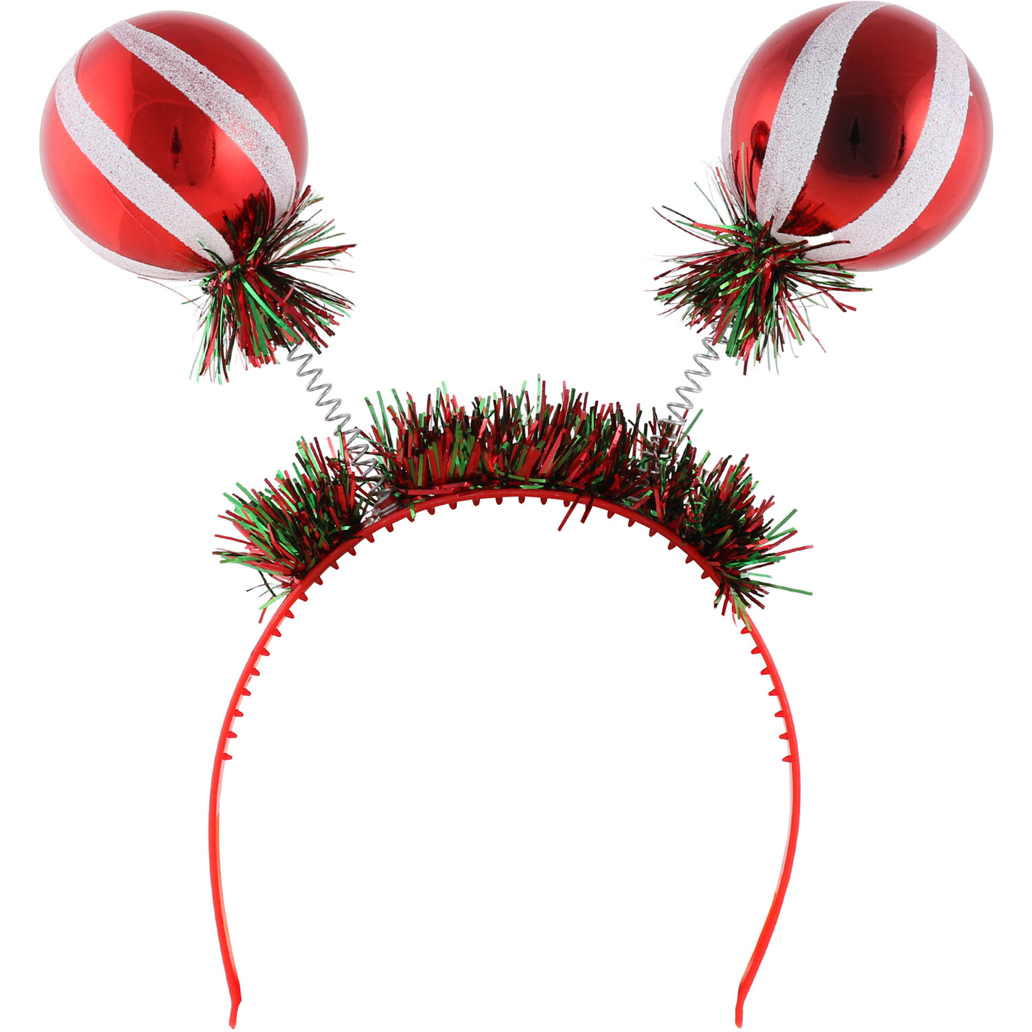 Christmas Bauble Headband - Red Image 1