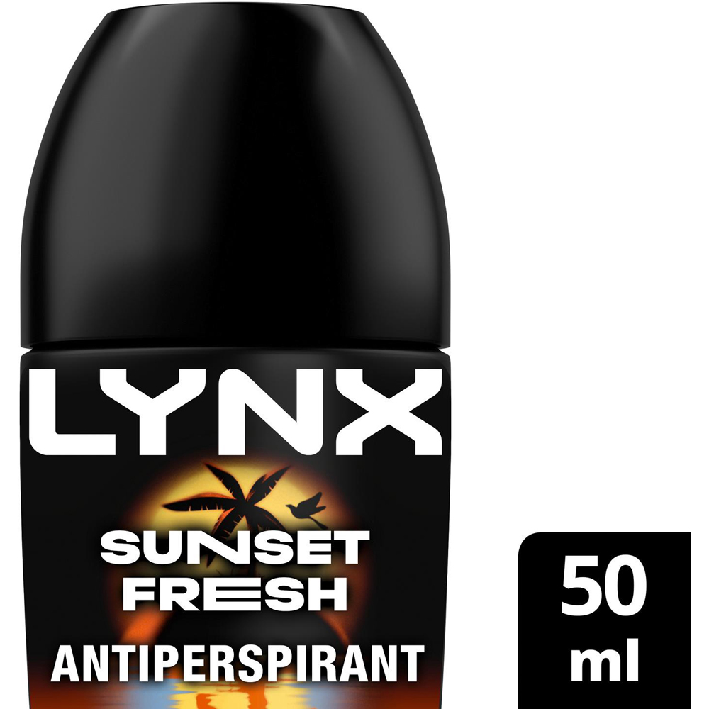 Lynx Sunset Fresh Antiperspirant Deodorant Roll On 50ml 6 Pack Image 3