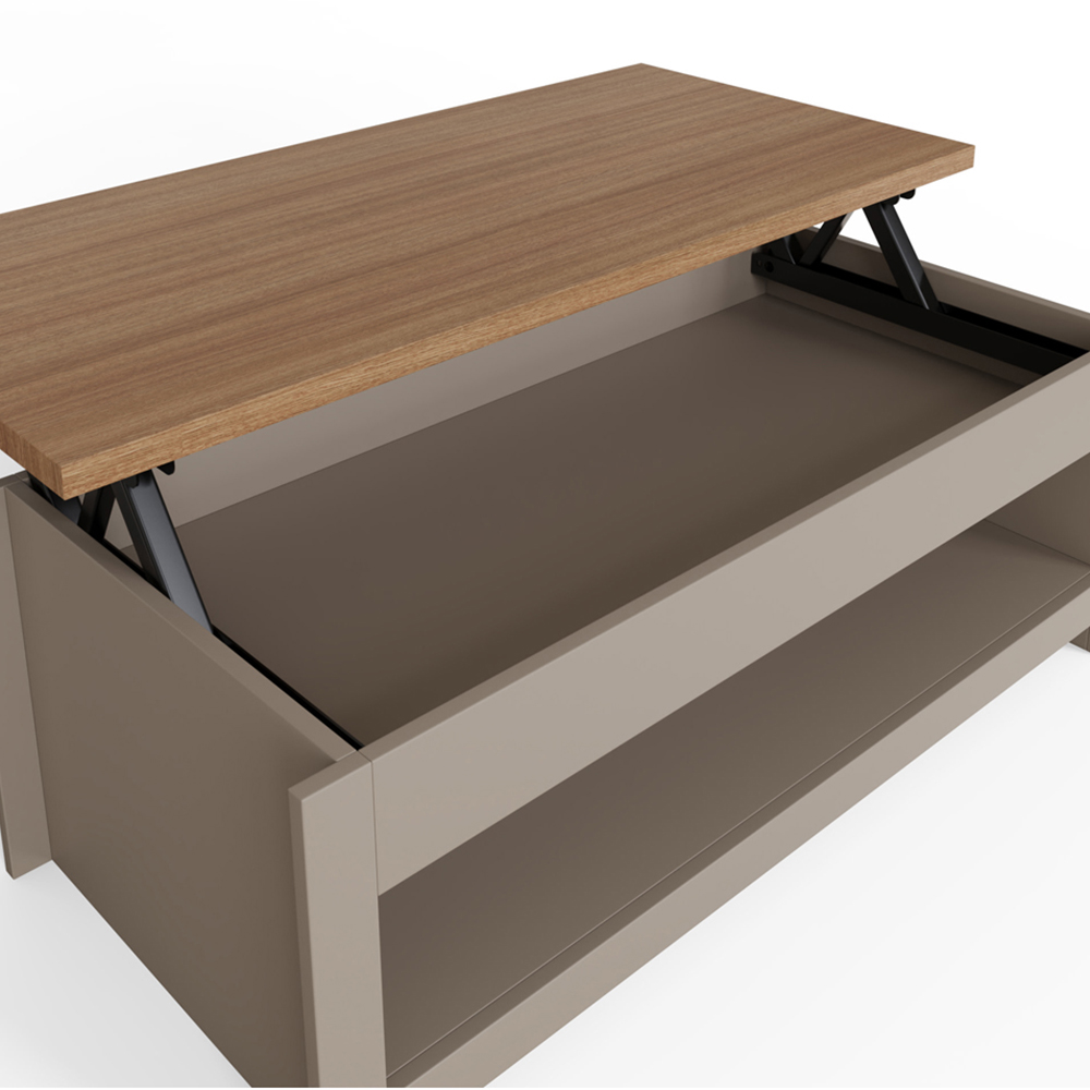 GFW Lancaster Grey Lift Up Coffee Table Image 5