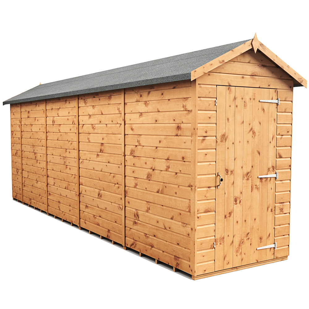 Empire Sheds 4 x 18ft Tongue and Groove Wooden Apex Garden Shed Image 1